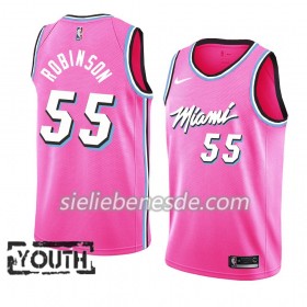 Kinder NBA Miami Heat Trikot Duncan Robinson 55 2018-19 Nike Pink Swingman